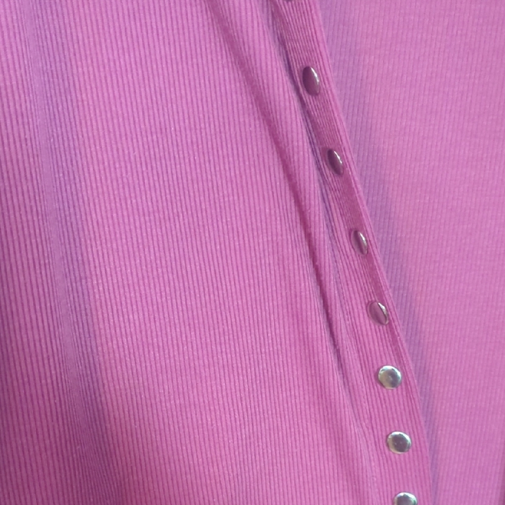 Source Unknown Magenta Open Front Cardigan - Picture 5 of 5